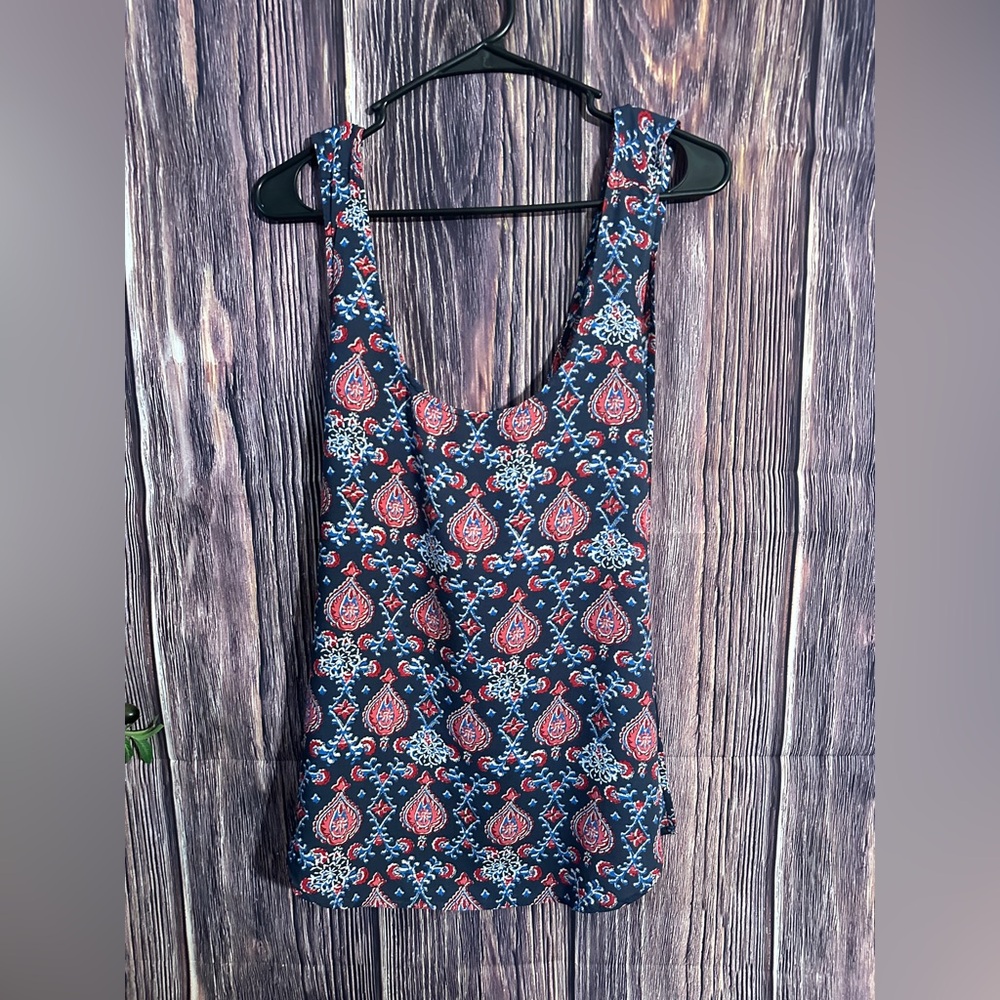 Lucky Brand Multicolor Paisley Blouse